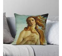 Sandro Botticelli The Birth Of Venus - Funda de almohada cuadrada de poliéster, lino, terciopelo, creativa, decorativa, para coche, al por mayor