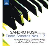 Sandro Fuga Sandro Fuga: Piano Sonatas Nos. 1-3 (CD) Album (Importación USA)