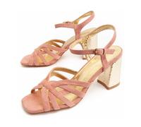 SandSandalia Con Tacon Para Mujer. Montevita Sanndal25 91756 Rosa