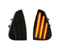SANDSIS LED Intermitentes Laterales 2 Piezas/par Luces LED Esquina Delantera Lateral Accesorios Coche Señal Giro Tiras 3 Filas Para Dodge Para Charger 2006-2010 Lámpara
