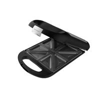 Sandwichera de 4 sándwiches con acabados en acero inoxidable, 1500 w