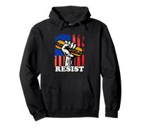 Sandwich Activism USA Flag Protest Fist Humor Men Women Sudadera con Capucha