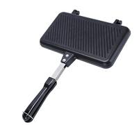 Sandwich antiadherente - Sartén Grill Compacta, Croque-monsieur, Aparato Tostadas, Prensa Calor Uniforme | Para Preparación De Desayunos Y Bocadillos Caseros Moldeo A Presión En Al