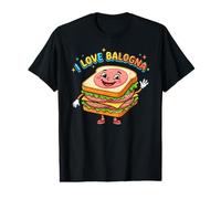 Sándwich Baloney I Love Bolonia Camiseta gráfica económica