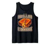 Sandwich de Queso a la Parrilla Cheesy Cheddar Foodie Football Camiseta sin Mangas