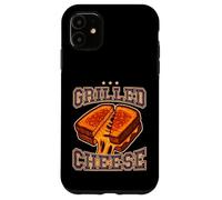 Sandwich de Queso a la Parrilla Cheesy Cheddar Foodie Football Carcasa para iPhone 11