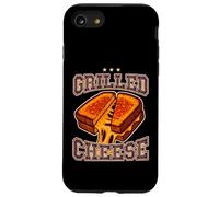 Sandwich de Queso a la Parrilla Cheesy Cheddar Foodie Football Carcasa para iPhone SE (2020) / 7/8