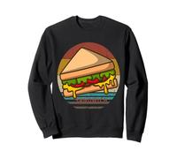 Sándwich Divertido Amante de la Comida rápida Vintage Chicas Sudadera