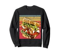 Sándwich Divertido Amante de la Comida rápida Vintage Chicas Sudadera