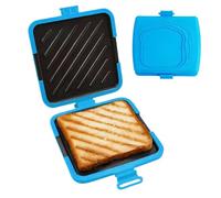 Sandwich Press - Cocina Portátil Sin Necesidad de Electricidad,Tostador Y Sandwichera Para Microondas Desayuno | Para Reuniones Hogar Apartamento Dormitorio Viaje Desayuno Toastie Empanada