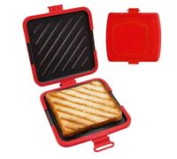 Sandwich Press Toastie Quesadilla portátil resistente al calor | Prensa tostadora de sándwiches para el hogar, apartamento, dormitorio, fiesta, viajes