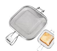 Sandwich Press Tool - Forma de malla redonda para pan tostado Panini | Red de cocina de acero inoxidable para perros calientes, aperitivos, bandeja reutilizable para cocina, barbacoa, horno, cocina