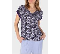 Sandwich T-shirt Short Sleeves Baby Lavender Talla: 34 | Camisetas de Seda Outlet | Mujer