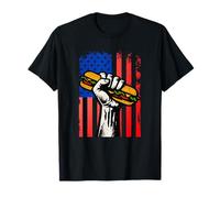 Sandwich USA Flag Protest Fist Humor Men Women Camiseta