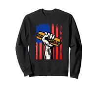 Sandwich USA Flag Protest Fist Humor Men Women Sudadera