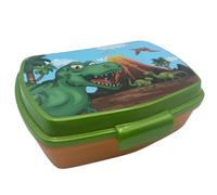 Sandwichera de Dinosaurios T-REX - Fiambrera Porta Alimentos para Niños - Caja para el Almuerzo y Porta Merienda para Colegio - 1 Compartimento 18x5x13 CM
