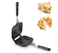 Sandwichera de doble cara Sartén multifunción Tostadora Máquina de desayuno Sartén antiadherente para hornear