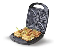 Sandwichera eléctrica 4 sandwiches XL 1500W Inox Antiadherentes CAMRY CR-3023
