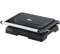 Sandwichera Flama 4980FL 1000W Negra y Plata Plástico Capa Antiadherente Mango Frío