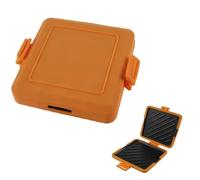 Sandwichera para microondas, sándwiches de desayuno, utensilios de cocina de silicona para microondas, calentamiento rápido, platos antiadherentes, sin electricidad, inalámbrica, para cocinar