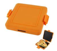 Sandwichera para microondas, utensilios de cocina inalámbricos de silicona para microondas, tostadora de sándwiches con tecnología Heatwave, sándwiches de placa antiadherente para cocinar sándwiches