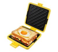 Sandwichera para microondas, utensilios de cocina inalámbricos de silicona para microondas, tostadora de sándwiches con tecnología Heatwave, sándwiches de placa antiadherente para cocinar sándwiches
