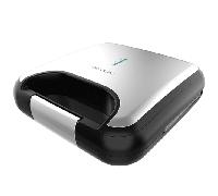 Cecotec Sandwichera Rock'nToast Square +, 800W de Potencia, Placas cuadradas, Revestimiento piedra RockStone, Antiadherente, Acero Inoxidable, Revestimiento ecológico libre PFOA
