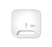 Sandwichera Solac Buon Sandwich II 750W Antiadherente Blanca 2 Sándwiches Compacta
