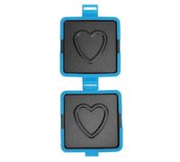 Sandwichmaker Mini Waffle Iron Small Toaster para microondas sin electricidad multifuncional para bocadillos de desayuno y estudiantes (Tipo 2)