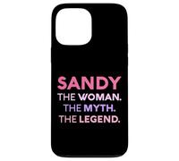 Sandy The Woman The Myth Legend Name Personalizado Sandra Carcasa para iPhone 13 Pro MAX