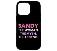 Sandy The Woman The Myth Legend Name Personalizado Sandra Carcasa para iPhone 14 Pro MAX