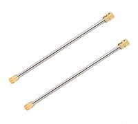 Sandyseptember 2 lanza de lavado a presión de acero inoxidable, 4000 PSI de conexión rápida M22, para modelos eléctricos y de gas (M22-54 cm)