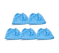 Sandyseptember 5 bolsas de tela de filtro textil, filtro de bolsa de repuesto lavable para Parkside PNTS 1300 C3 A1 B2 102791, pieza de repuesto para aspiradora