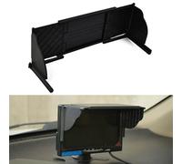Sandyseptember 8 pulgadas GPS parasol visera capó anti deslumbrante coche navegador pantalla cubierta negro ABS material fácil instalar