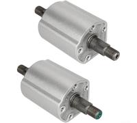 Sandyseptember Amortiguadores delanteros y traseros con muelles de suspensión para scooter eléctrico KuKirin A1, piezas de repuesto de aleación de aluminio (C)