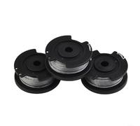 Sandyseptember Bobina de repuesto para Bosch para Easygrasscut 18 V, paquete de 3, incluye línea de corte de 4 m, 0,6 mm, F016800569