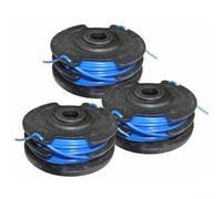 Sandyseptember Bobina de repuesto para recortadora de cuerda de doble línea de 0.065 pulgadas compatible con modelos Greenworks 21212/21272, paquete de 3, parte 29082