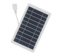 Sandyseptember Cargador de panel solar USB portátil Mini dispositivo de carga rápida para teléfono al aire libre DIY Banco de energía solar Cargador portátil de carga rápida