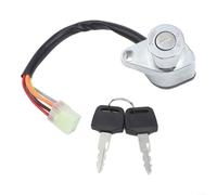 Sandyseptember Cerradura de interruptor de encendido con llave para Suzuki para intruso VL1500 1998-1999 y VZ800 1997-2004, pieza de repuesto compatible 37110-26F02