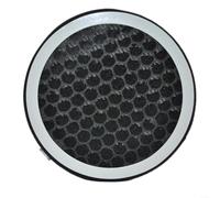 Sandyseptember Filtro de aire de tubería de PVC, elemento de filtro de carbón activado, filtro de salida de ventilación redondo, varios tamaños (300 mm)