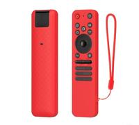 Sandyseptember Funda de silicona a prueba de golpes para control remoto LG MR25GA con agarre antideslizante para evitar resbalones y caídas accidentales (rojo)