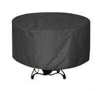 Sandyseptember Funda impermeable para muebles de jardín para mesa y sillas al aire libre, tela Oxford con agujeros de ventilación y hebillas de tormenta (180 x 90 cm de diámetro)