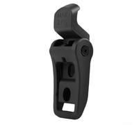 Sandyseptember Gancho plegable de aleación de aluminio para scooter eléctrico Ninebot E3 Pro, accesorio de anillo colgante ligero, negro