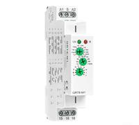 Sandyseptember GRT6-M1 - Relé de retardo de tiempo multifunción 1SPDT DIN montaje en riel CA/CC 24-240 V ajustable para automatización industrial (A220V)