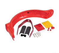 Sandyseptember Guardabarros Para Kit Para Xiaomi Para Pro 2 Scooter | Repuesto de guardabarros trasero, con soporte de soporte de acero, espaciadores, calcomanías y herramientas