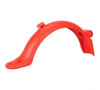 Sandyseptember Guardabarros trasero para scooter con soporte para matrícula integrado, luz trasera y gancho, compatible con Xiaomi Pro/Pro2, gris oscuro (rojo)