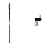 Sandyseptember Herramienta de limpieza de radiador de varilla de pulverización de metal de 60 cm, cabezal giratorio de 360° y agua/aire de doble uso para un mantenimiento eficiente del radiador y