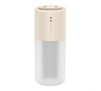 Sandyseptember Humidificador de aire USB para automóvil con modos de pulverización duales, luz nocturna LED, temporizador de apagado automático, tanque grande de 400 ml, portátil para vehículo