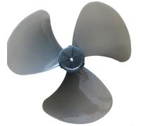 Sandyseptember Juego de 3 aspas de ventilador de 16 pulgadas de diámetro, de plástico PP, compatibles con ventiladores montados en la pared, ligeros y silenciosos (gris)