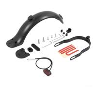 Sandyseptember Kit de guardabarros trasero para scooter M365 con luz trasera LED, color negro